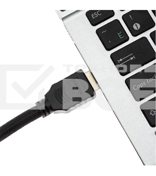 Кабель аудио-видео Cactus CS-HDMI.2-1.8 HDMI (m)/HDMI (m) 1.8м. Позолоченные контакты черный