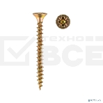Саморез универсальный KRANZ 3.5х35, желтый цинк, пакет (50 шт./уп.), фото2