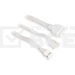 Компьютерный корпус HSPD M310, Mesh Mini-tower, белый, TG, 0.4 SPCC, 3x120мм ARGb mATX, mITX 180/280/160мм 1x2.5