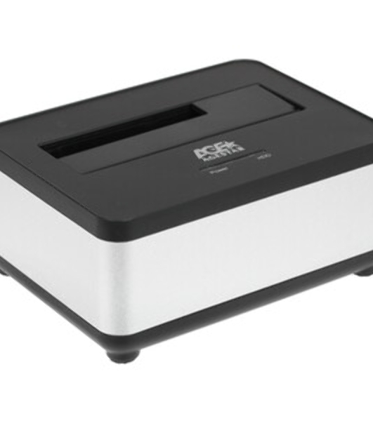 Докстанция 2,5'/3,5' SATAIII AgeStar 3UBT7 USB 3.0, пластик+алюминий, черная
