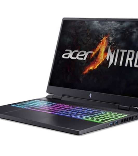 Ноутбук ACER Aspire Nitro V16 ANV16-42-R73R 16'(1920x1200 IPS (180Hz))/AMD Ryzen 7 260(3.8Ghz)/16384Mb/512PCISSDGb/noDVD/Ext:NVIDIA GeForce RTX 5070(8192Mb)/Cam/BT/WiFi/76WHr/war 1y/2.1kg/черный/NoOS