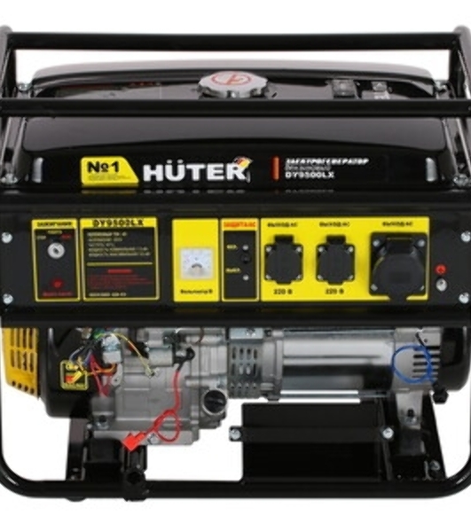 Электрогенератор бензиновый Huter DY9500LX-3, 8кВт, 91 дБ, 81 кг