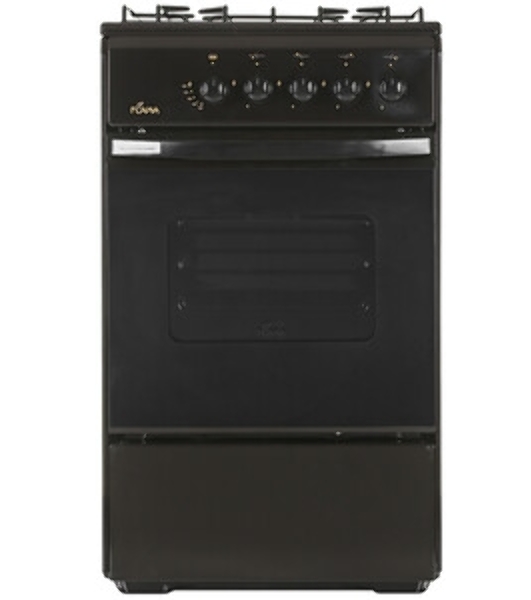 Плита газовая Flama RG 24019 B коричневый, конфорок 4 шт, духовка 50 л, 50 см x 85 см x 60 см
