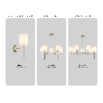 Настенный светильник Ambrella light LH72375 DBS/WH темная латунь/белый E14 max 40W 190*120*370, фото8