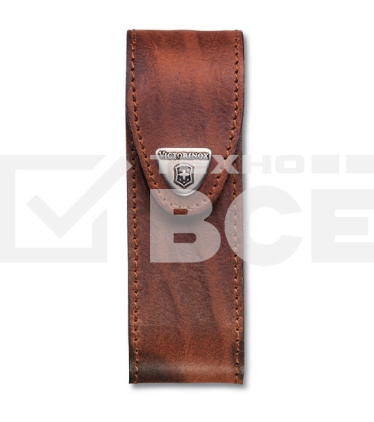 Чехол из нат.кожи Victorinox Leather Belt Pouch (4.0548) коричневый с застежкой на липучке без упаковки