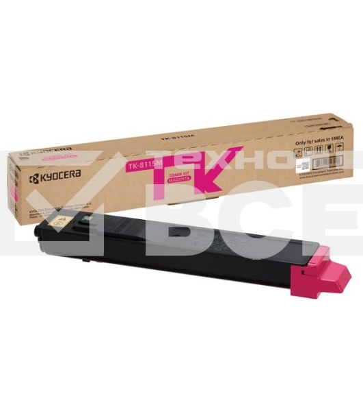 Картридж лазерный Kyocera TK-8115M (1T02P3BNL0) пурпурный для M8124cidn/M8130cidn 6000 стр.