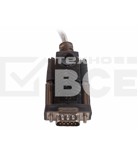 Кабель-адаптер USB AM <-> COM DB9M(RS232) Orient USS-101N18, chipset Prolific PL2303TA, поддержка Win 8/8.1, 1.8м, крепление винты