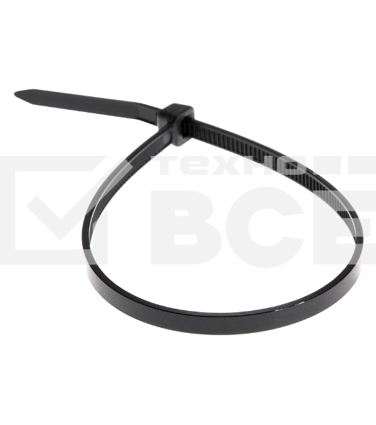 Хомут-стяжка кабельная нейлоновая Rexant 350 x4,8 мм, черная, упаковка 100 шт.