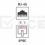 Розетка сетевая LAN, на стену, (1 гнездо 8Р8С (Rj-45), 5e кат), фото5