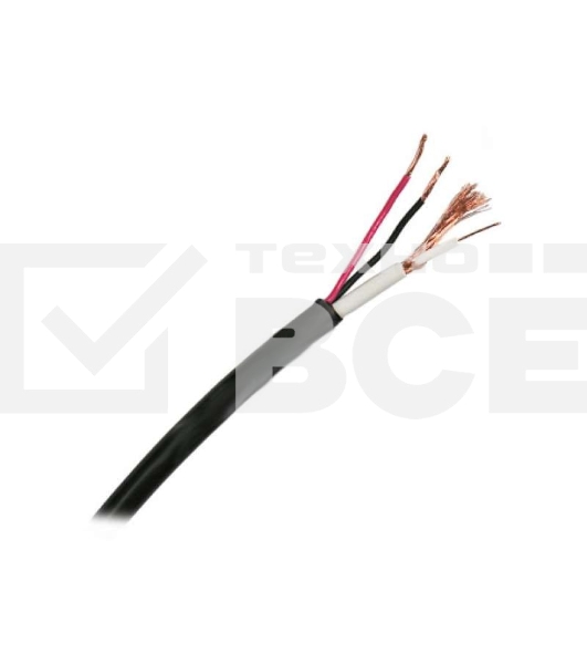 Кабель КВК-П-1.5+2х0.5  наруж.Ч бухта (м) Rexant 01-4013