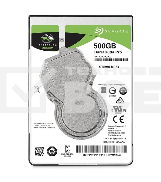 Жесткий диск Seagate HDD 500 Gb  BarraCuda ST500LM034 2.5
