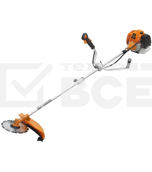 Мотокоса CARVER GBC-043MS  2.3лс 2х-тактный 43см3 0.95л нож 230мм леска2.4мм