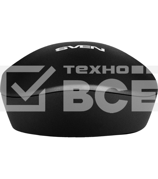 Мышь беспроводная SVEN RX-515SW черный, 1600 dpi, радиоканал, USB, кнопки - 4