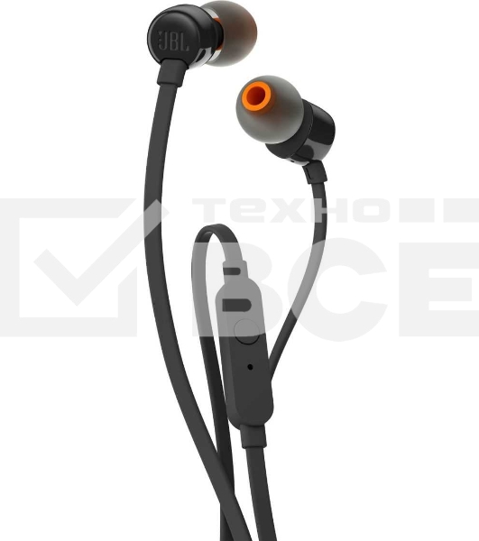 Наушники проводные JBL T110 черный