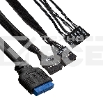 Корпус Minitower ExeGate BAA-114U2-AAA450 (mATX, БП AAA450 с вент. 8см, 1*USB+2*USB3.0, аудио, черный), фото3