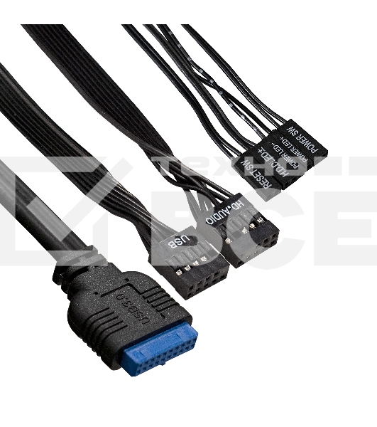 Корпус Minitower ExeGate BAA-114U2-AAA450 (mATX, БП AAA450 с вент. 8см, 1*USB+2*USB3.0, аудио, черный)