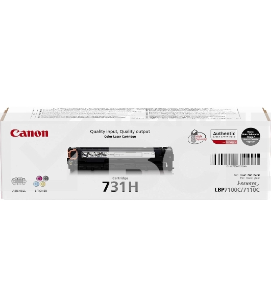 Картридж лазерный Canon Cartridge 731HBK (6273B002) черный (2400 стр.) для LBP7100Cn/7110Cw