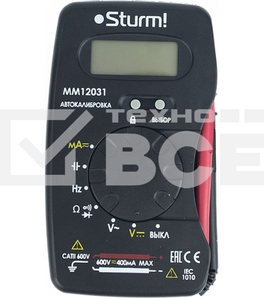 Мультиметр Sturm! MM12031