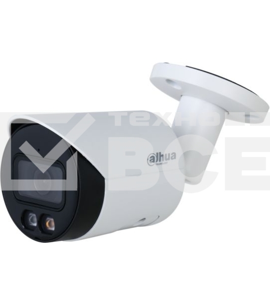 Видеокамера Dahua DH-IPC-HFW2449SP-S-IL-0280B уличная цилиндрическая IP-видеокамера 4Мп 1/2.7” CMOS объектив 2.8мм