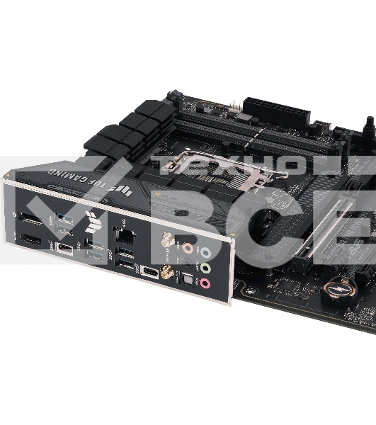 Материнская плата ASUS TUF GAMING Z790-PLUS WIFI, LGA 1700, Intel Z790, 4xDDR5, 4xSATA, 4xM.2, 1xPCIe 5.0 x16, 1xPCIe 4.0 x4, 2xUSB-A 3.2 Gen 2, 4xUSB-A 3.2 Gen 1, 1xUSB-C 3.2 Gen 2, 1xUSB-C 3.2 Gen 2x2, 1x2.5Gb LAN, 5x3.5 мм, 7.1, Standard-ATX