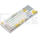 Клавиатура A4Tech Bloody S87 Energy (S87 USB ENERGY WHITE) проводная USB белый/жёлтый, фото15