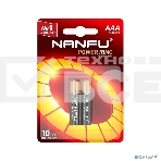 Батарейка щелочная AAA Nanfu LR03 2B (2шт.), фото 1