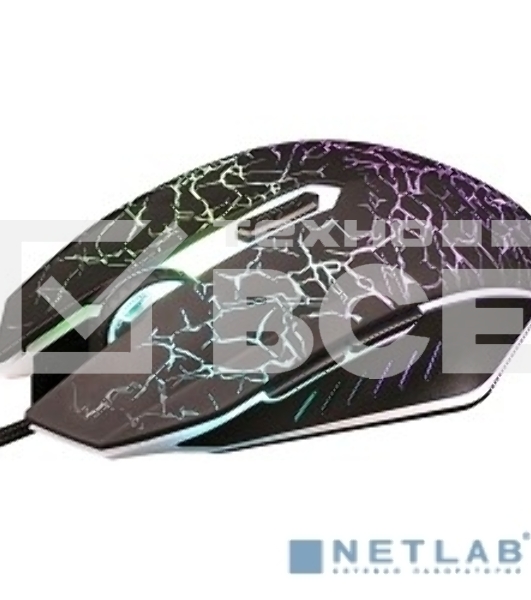 Мышь проводная Oklick 905G INVASION черный, 3200 dpi, USB, кнопки - 6