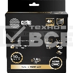 Кабель аудио-видео Cactus CS-HDMI.2-1.8 HDMI (m)/HDMI (m) 1.8м. Позолоченные контакты черный, фото6