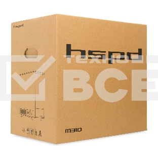 Компьютерный корпус HSPD M310, Mesh Mini-tower, белый, TG, 0.4 SPCC, 3x120мм ARGb mATX, mITX 180/280/160мм 1x2.5