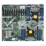Материнская плата Supermicro Motherboard MBD-X11DPX-T-B 2xLGA 3647, Intel C621, 16xDDR4, 2xRJ45 10Gbase-T, 10xSATA3 (6Gbps), RAID 0,1,5,10, 5xUSB 3.0 + 4xUSB 2.0, 1xVGA, 2xCOM, 2xPCI-E 3.0 x16 + 8xPCI-E 3.0 x8 + 1xPCI-E 3.0 x4, Bulk, фото 1