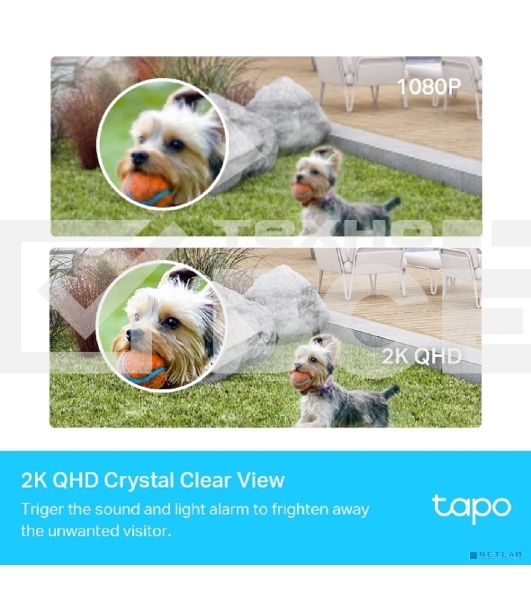 Камера видеонаблюдения IP TP-Link Tapo C420S1 Wi-Fi 3.18-3.18мм цв. корп.:белый