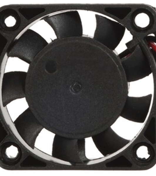 Вентилятор для корпуса Rexant RХ 4010MS 12VDC черный, 40 мм, 4800 об/мин, 20 дБ, 2 pin