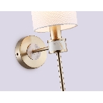Настенный светильник Ambrella light LH72375 DBS/WH темная латунь/белый E14 max 40W 190*120*370, фото7