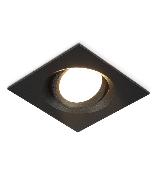 Светильник Ambrella light TN1144 BK черный IP44 GU5.3 95*95*38