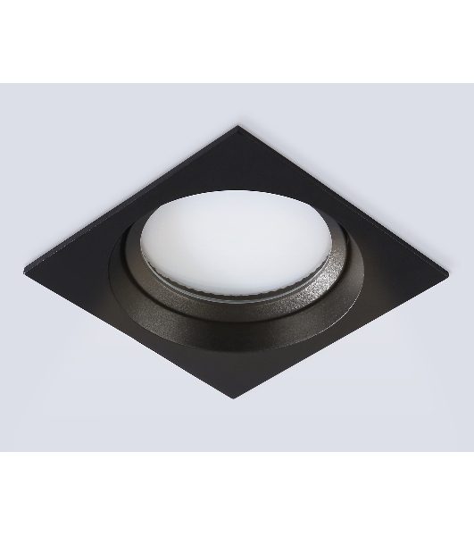 Светильник Ambrella light TN6657 BK черный IP44 GX53 110*110*48