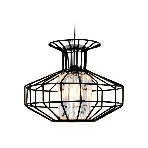 Светильник Ambrella light TR5850 BK/CL черный/прозрачный E27 max 40W D240*1200, фото3