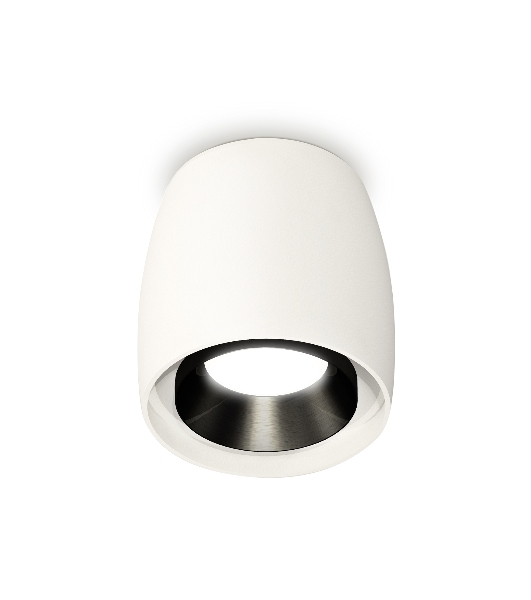 Светильник Ambrella Light XS1141002 SWH/PBK белый песок/черный полированный MR16 GU5.3 (C1141, N7031)