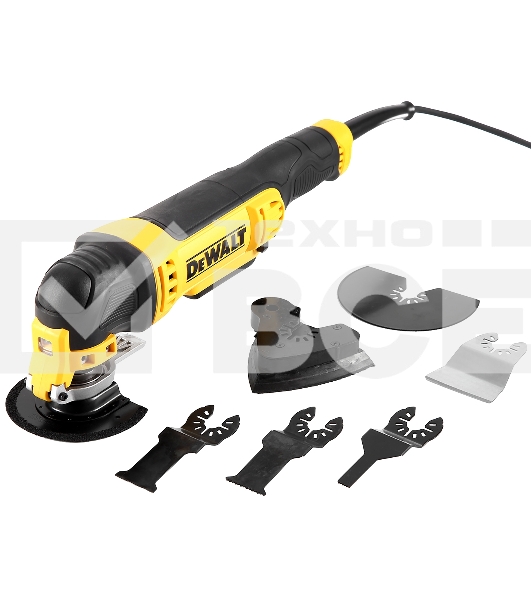 Многофункциональный инструмент DeWalt DWE315KT 300Вт желтый/черный