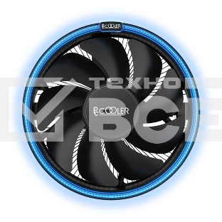 Кулер PCCooler E126MB черный 120мм алюминий 1800rpm 26.5db 4-pin 92W 70мм