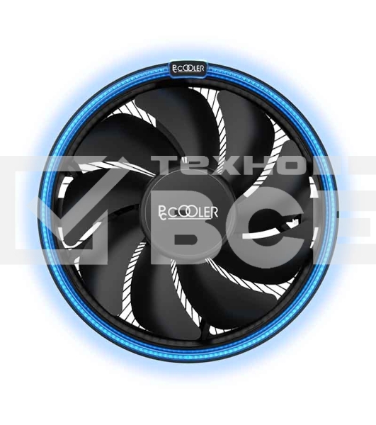 Кулер PCCooler E126MB черный 120мм алюминий 1800rpm 26.5db 4-pin 92W 70мм