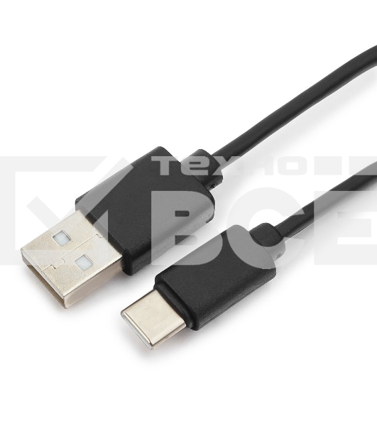 Кабель USB Гарнизон GCC-USB2-AMCM-1M, USB2.0 AM/ USB3.1 Type-C, 1м, пакет