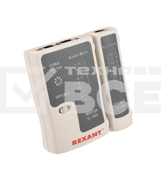 Тестер кабеля RJ-45+RJ-11 468 Rexant