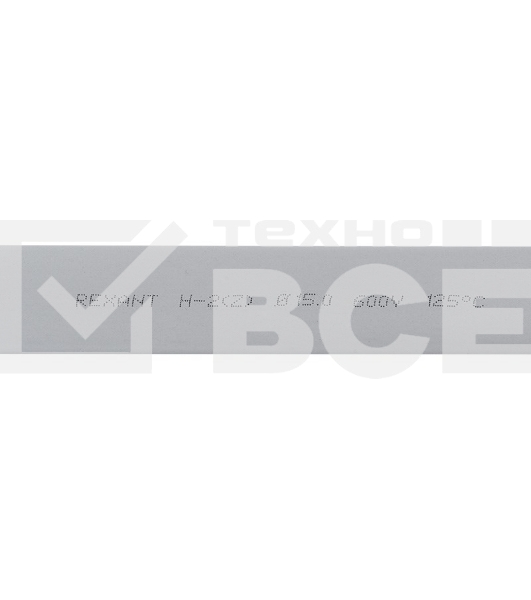 Термоусаживаемая трубка Rexant 15,0/7,5 мм, серая, упаковка 50 шт. по 1 м