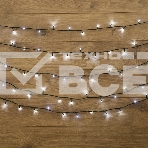 Гирлянда «Твинкл-Лайт» 20 м, темно-зеленый ПВХ, 160 LED, цвет белый, фото 1