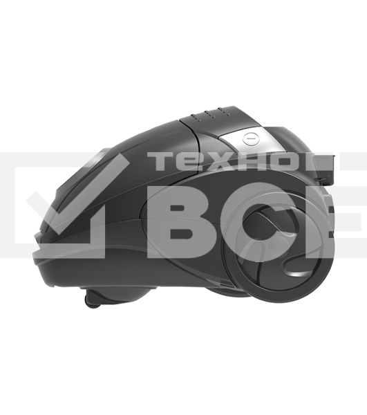 Пылесос BQ VC1401B черный/серый, 350/1400 Вт, уборка сухая, пылесборник мешок 1.5 л