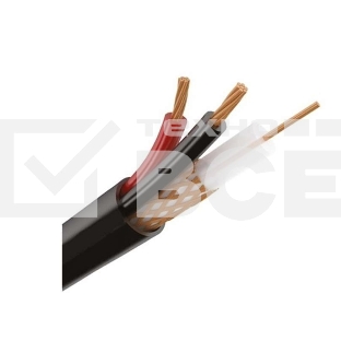 Кабель КВК-П-1.5+2х0.5  наруж.Ч бухта (м) Rexant 01-4013