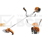 Мотокоса CARVER GBC-033M  1.5лс 2х-тактный 33см3 0.85л нож 230мм леска2.4мм, фото 1