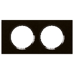 Рамка 2-ая Celiane Черное стекло, фото2