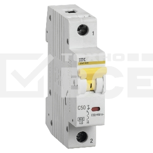 Выключатель автоматический модульный 1п C 50А 6кА ВА47-60M IEK MVA31-1-050-C