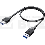 Удлинитель GCR  3.0m USB 3.0, AM/AF, черный, GCR-52702, фото2
